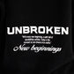 Hoodie 375 gramos New Beginnings:100% Algodón peruano - Unbroken 